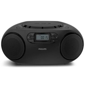 Radio CD Philips TAZ2000B/ 3W RMS/ con Cabo/ con Pilas/ Preta
