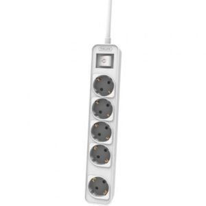 Regleta con Interruptor Philips CHP2154W/12/ 5 Tomas de corriente/ Cabo 1.5m/ Branco