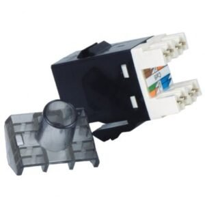 Conector RJ45 Phasak SD 3018 Cat.6 UTP/ Preto