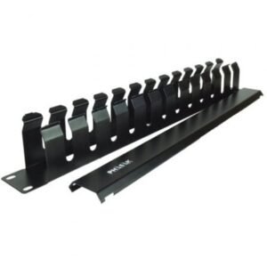Panel Guía Cabos con Tapa para Rack 19" Phasak PA 5095/ Altura 1U