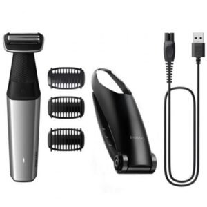 Afeitadora Philips Bodygroom Series 5000 BG5021/ con Bateria/ 4 Accesorios
