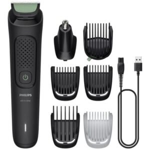 Recortadora Philips Tudo-em-um 3000 Series MG3935/15/ con Bateria/ 6 Accesorios