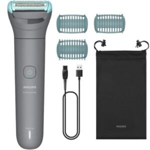 Cortabarbas Philips Body Groomer BG3485/15/ con Bateria/ 3 Accesorios