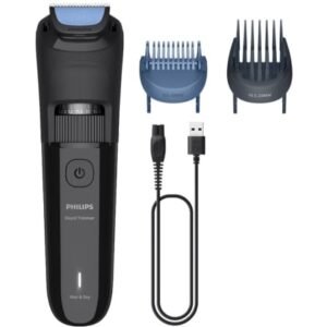 Cortabarbas Philips Beardtrimmer series 3000 BT3620/15/ con Bateria/ 5 Accesorios