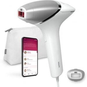 Depiladora de Luz pulsada Philips Lumea IPL Serie 8000 Prestige/ con Cabo/ Incluye 3 Accesorios