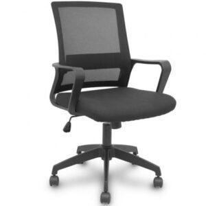 Silla de Oficina Piqueras y Crespo Ergo535 535BNDW00RN/ Preta