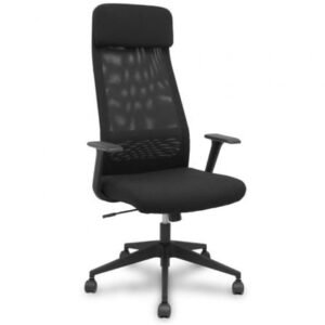 Silla de Oficina Piqueras y Crespo Pro536 536B00SWRN/ Preta