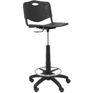 Taburete Piqueras y Crespo Robledo PVC T26GNI840RN/ Preto
