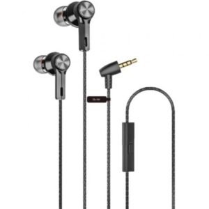 Auscultadores Intrauditivos Qubo EB-100/ con Microfone/ Jack 3.5/ Cinzentoes