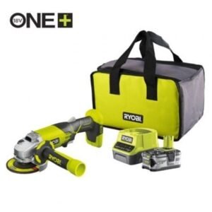 Amoladora Sin Cabo Ryobi ONE+ R18AG-140S/ 1 Bateria 18V 4.0 Ah/ Carregador 2.0 A/ Bolsa de Transporte