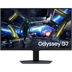 Smart Monitor Gaming Samsung Odyssey G7 G70D S27DG702EU 27"/ 4K/ 1ms/ 144Hz/ IPS/ Multimedia/ Regulable en altura/ Smart TV/ Preto