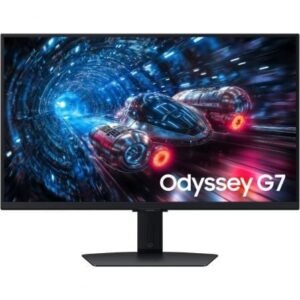 Monitor Gaming Samsung Odyssey G7 G70F S27FG702EU 27"/ 4K/ 1ms/ 360Hz/ IPS/ Regulable en altura/ Preto