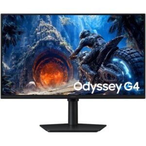 Monitor Gaming Samsung Odyssey G4 G40H S27HG402EU/ 27"/ Full HD/ 1ms/ 300Hz/ IPS/ Multimedia/ Regulable en altura/ Preto