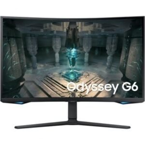Smart Monitor Gaming Curvo Samsung Odyssey G6 S32BG650EU/ 32"/ QHD/ 1ms/ 240Hz/ VA/ Multimedia/ Regulable en altura/ Smart TV/ Preto