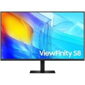 Monitor Profesional Samsung ViewFinity S8 S80D S37D800EAU 37"/ 4K/ Regulable en altura/ Preto