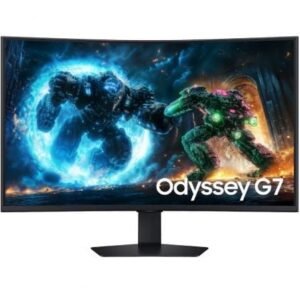 Monitor Gaming Curvo Samsung Odyssey G7 G75F 37"/ 4K/ 1ms/ 165Hz/ VA/ Regulable en altura/ Preto