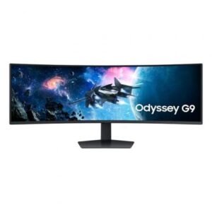 Monitor Gaming Ultrapanorámico Curvo Samsung Odyssey G9 S49CG954EU 49"/ Dual QHD/ 1ms/ 240Hz/ VA/ Regulable en altura/ Preto