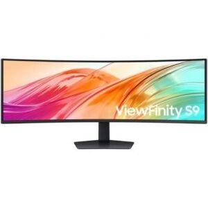 Monitor Profesional Ultrapanorámico Curvo Samsung ViewFinity S9 S95UF S49F950UAU 49"/ Dual QHD/ Multimedia/ Regulable en altura/ Preto