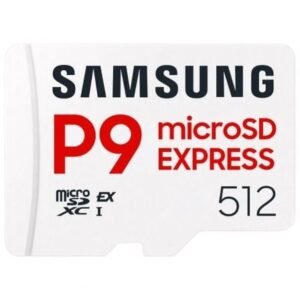 Placa de Memória Samsung P9 Express 512GB microSD XC/ Clase 10/ 800MBs