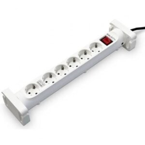 Regleta con interruptor Salicru SAFE 6S/ 6 Tomas de corriente/ Cabo 1.4m/ Branca
