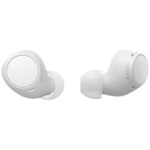 Auscultadores Bluetooth Sony WF-C510 con estuche de carga/ Autonomía 5h/ Brancos