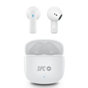 Auscultadores Bluetooth SPC Zion 2 Play con estuche de carga/ Autonomía 7h/ Brancos