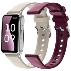 Smartwatch SPC Duo Fit/ Notificaciones/ Frecuencia Cardíaca/ Branco