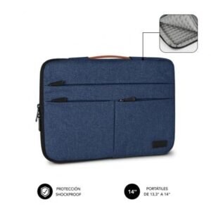 Capa Subblim Air Padding 360 Sleeve para Portátiles hasta 14"/ Azul