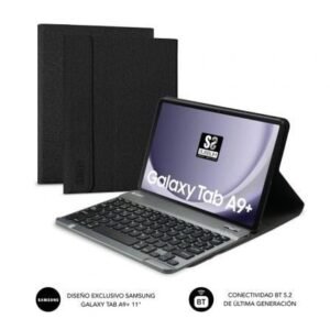 Capa con Teclado Subblim KeyTab Pro BT para Tablets Samsung Galaxy A9+/ Preta