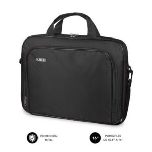 Maletín Subblim Oxford para Portátiles hasta 16"/ Preto