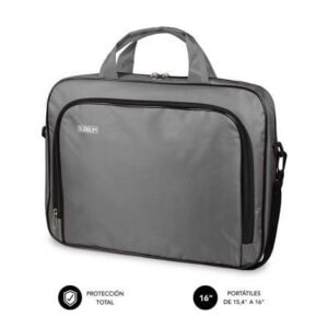 Maletín Subblim Oxford para Portátiles hasta 16"/ Cinzento