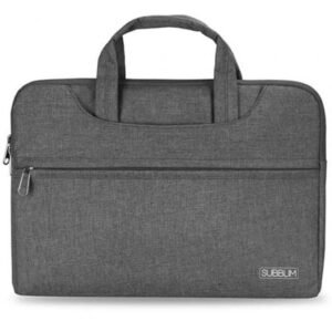 Maletín Subblim Business Laptop Sleeve para Portátiles hasta 15.6"/ Cinta para Trolley/ Cinzento