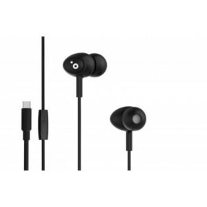 Auscultadores Intrauditivos Sunstech BEATC/ con Microfone/ USB Tipo-C/ Pretos