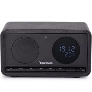 Radio Portátil Sunstech RPBT460/ Preta