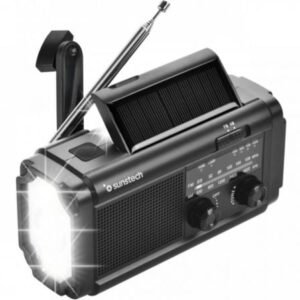 Radio Portátil Sunstech RPE25/ Preta