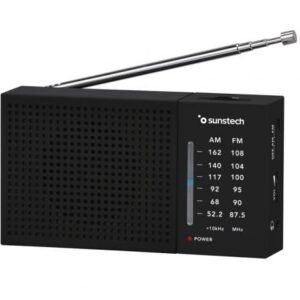 Radio Portátil Sunstech RPS412/ Preta
