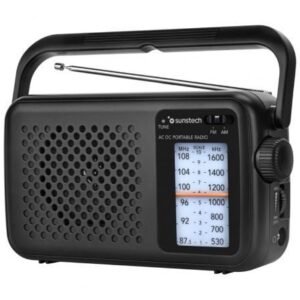 Radio Portátil Sunstech RPS760/ Preta