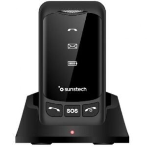Telemóvel Telemóvel Sunstech CELT25BK para Personas Mayores/ Preto