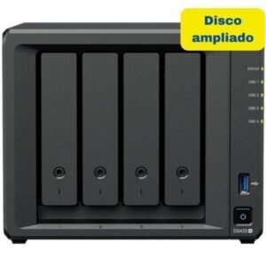 NAS Synology Diskstation DS425+/ 4 Bahías 3.5"- 2.5"/ 2GB DDR4/ 8TB/ Formato Torre
