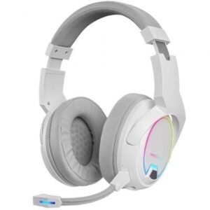 Auscultadores Gaming Sem fioss con Microfone Mars Gaming MHW100/ Jack 3.5/ Brancos