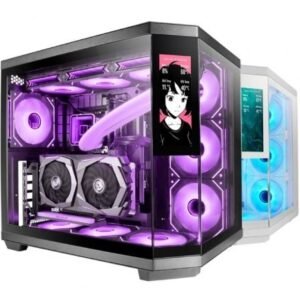 Caixa Gaming Semitorre Mars Gaming MC-3TCORELCD