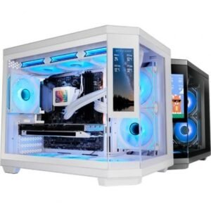 Caixa Gaming Minitorre Mars Gaming MC-3TCORELCDM/ Branca