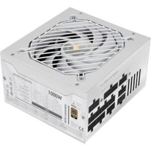 Fuente de Alimentación Mars Gaming MPB1000SIMM/ 1000W/ Ventoinha 14cm/ ATX 3.1/ PCIe 5.1/ 80 Plus Gold/ Branca