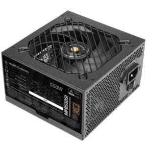 Fuente de Alimentación Mars Gaming MPB550SIM/ 550W/ Ventoinha 12cm/ 80 Plus Bronze