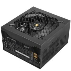 Fuente de Alimentación Mars Gaming MPB750PSIM/ 750W/ Ventoinha 14cm/ ATX 3.1/ PCIe 5.1/ 80 Plus Gold