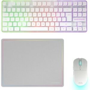 Pack Gaming Mars Gaming MCPWTKL/ Teclado Sem fios + Rato Sem fios + Alfombrilla