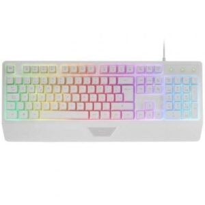Teclado Gaming SemiMecánico Mars Gaming MK124/ Branco