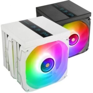 Ventoinha con Disipador Mars Gaming MCPU-LCDPRO/ 12cm/ Branco
