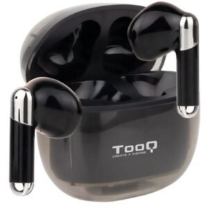Auscultadores Bluetooth TooQ Onyx TQBWH-0054B con estuche de carga/ Autonomía 4h/ Pretos