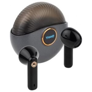 Auscultadores Bluetooth TooQ Snail TQBWH-0060G con estuche de carga/ Autonomía 4h/ Cinzentoes y Pretos